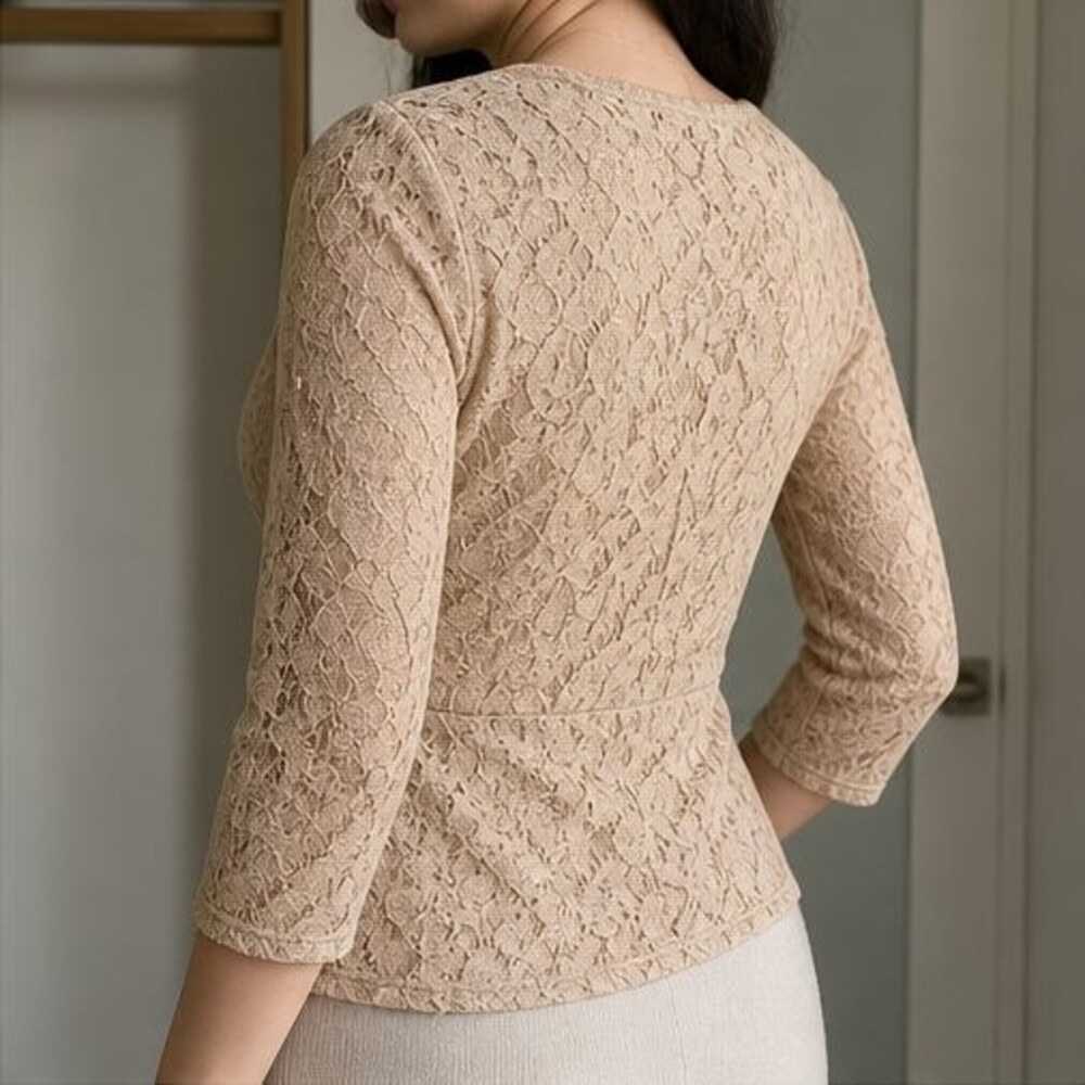Sand Ruffle Blouse - Picture 3 of 6